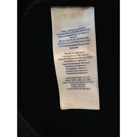 Chaps Madden Straight Leg Mid Rise Black Lightweight Jeans 12 - Picture 7 of 8